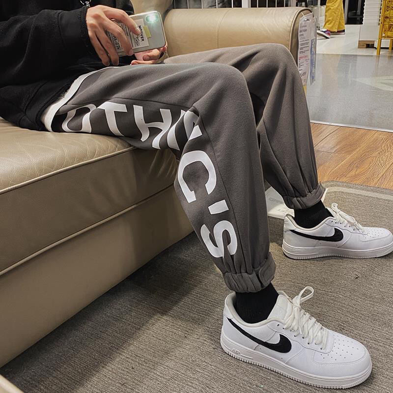 2021 New Autumn Letter Printed on Korean Men's Pants Fashion Lets Loose Casual Cut Corduroy Man's Sweatpants Wear Hip Hop Clothes C0j5, Midweight
2021 New Autumn Letter Printed on Korean Men's Pants Fashion Lets Loose Casual Cut Corduroy Man's Sweatpants Wear Hip Hop Clothes C0j5, Midweight