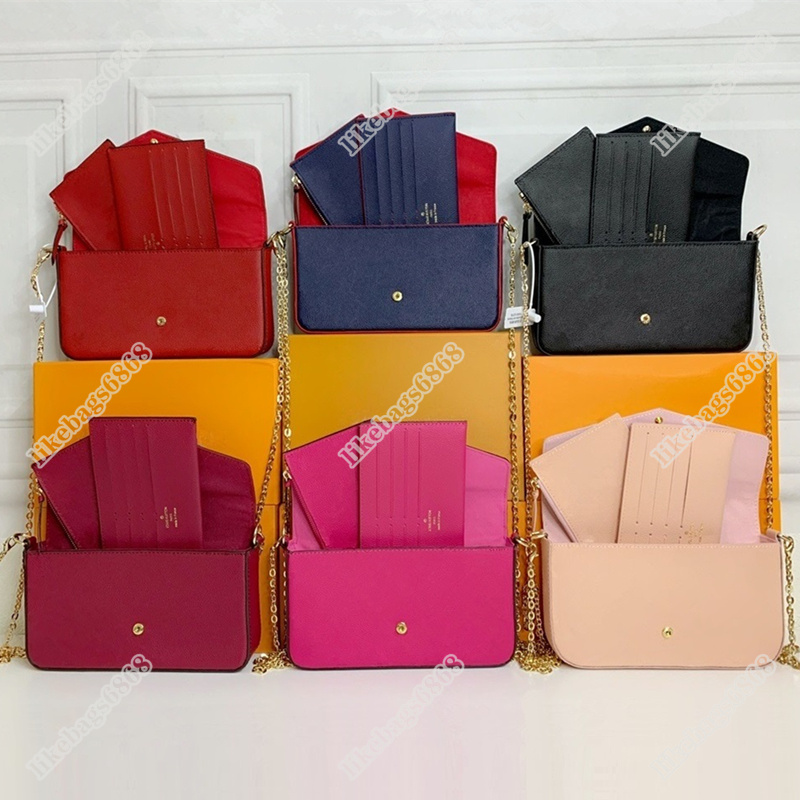 5A+ quality Fashion Pochette Felicie women designers bags real leather purse card holder wallet handbag messenger crossbody clutch chain tote shoulder bag with box, Customize
5A+ quality Fashion Pochette Felicie women designers bags real leather purse card holder wallet handbag messenger crossbody clutch chain tote shoulder bag with box, Customize