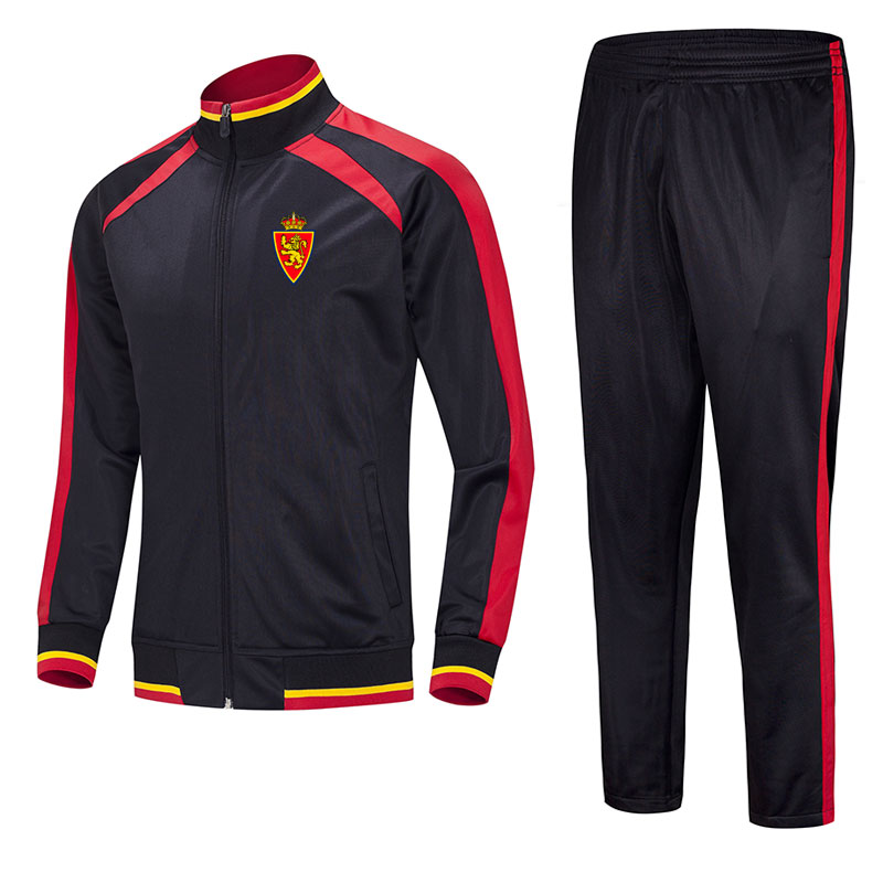Real Zaragoza 2021 jacket football training suit mid-length can be customized for any pattern team men's sports running suit training suit, Gray
Real Zaragoza 2021 jacket football training suit mid-length can be customized for any pattern team men's sports running suit training suit, Gray