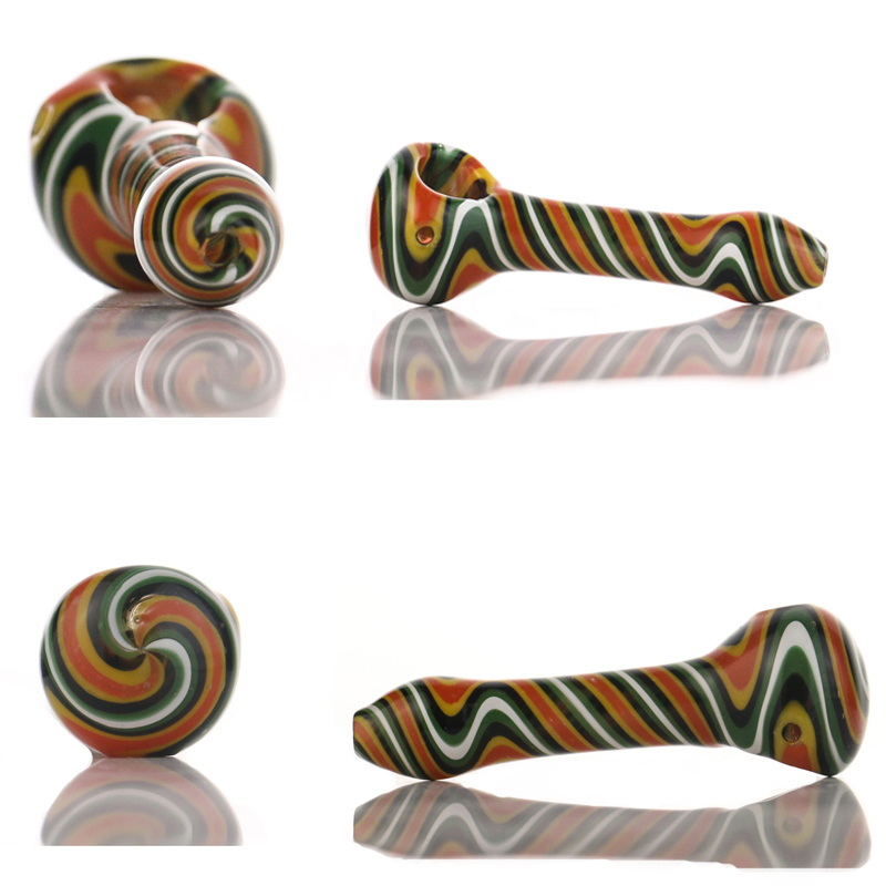 Factory Outlet Smoking pipes Yellow black and white striped 62g Glass pipe 11cm Height for smoke
Factory Outlet Smoking pipes Yellow black and white striped 62g Glass pipe 11cm Height for smoke