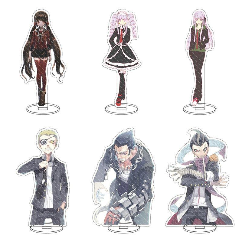Keychains Game Danganronpa Acrylic Stand V3 Saihara Shuichi Ouma Kokichi Double Sided Keychain Model Plate Desk Decor Standing Sign, Silver
Keychains Game Danganronpa Acrylic Stand V3 Saihara Shuichi Ouma Kokichi Double Sided Keychain Model Plate Desk Decor Standing Sign, Silver