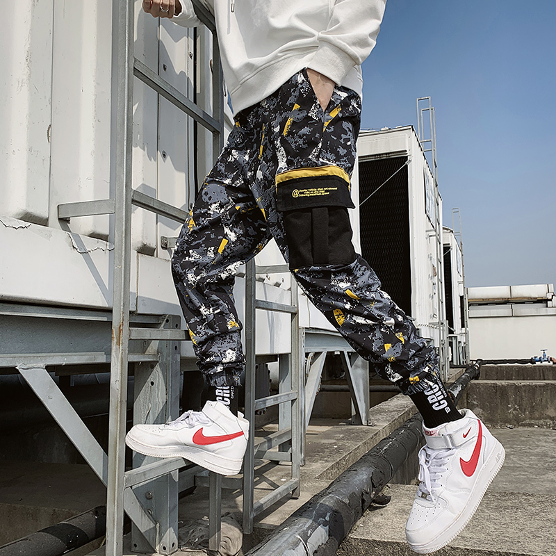 2021 New Spring Men's Casual Men Camouflage Patchwork Cargo Pants Multiple Pockets Straps Hombre Male Trousers 8gee, Blue
2021 New Spring Men's Casual Men Camouflage Patchwork Cargo Pants Multiple Pockets Straps Hombre Male Trousers 8gee, Blue