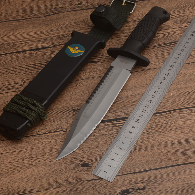 Chinese 99 Military Fixed Blade Knife Carbon Steel Outdoor Camping Hunting Survival Pocket Utility EDC Tools Rescue Self Defense Diving Knives
Chinese 99 Military Fixed Blade Knife Carbon Steel Outdoor Camping Hunting Survival Pocket Utility EDC Tools Rescue Self Defense Diving Knives