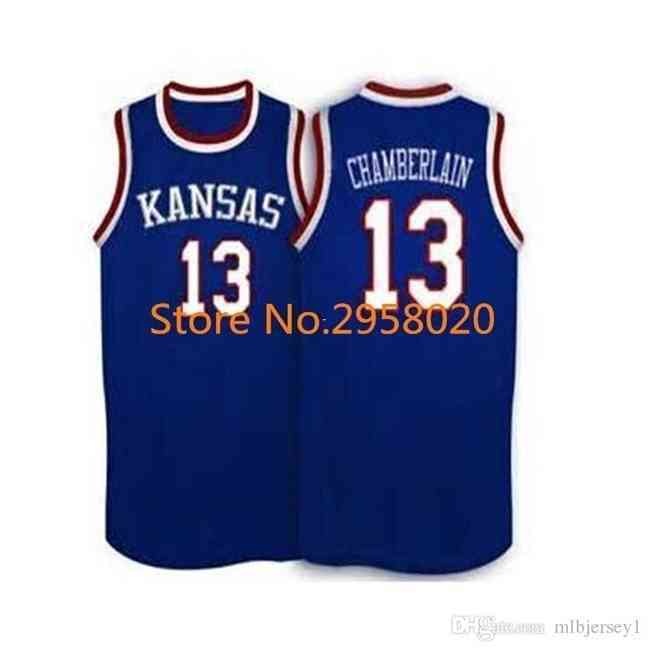 Cheap Custom #13 Wilt Chamberlain Kansas Jayhawks Ku College Basketball Jersey White Blue Embroidery Stitched Custom Any Number and Name vest Shirt
Cheap Custom #13 Wilt Chamberlain Kansas Jayhawks Ku College Basketball Jersey White Blue Embroidery Stitched Custom Any Number and Name vest Shirt
