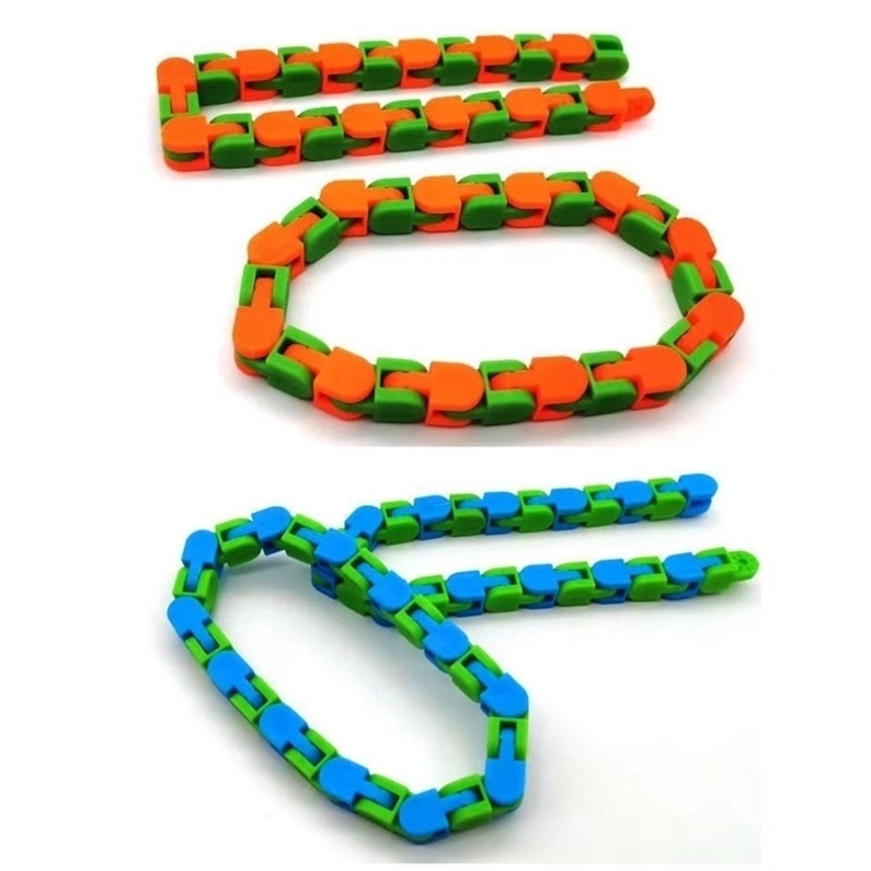 Decompression Toy Bicycle Chain Track Bracelet Chain Fiddle Multicolor Anti Stress Hand Sensory Finger Autism Training Fidget Toys H22605
Decompression Toy Bicycle Chain Track Bracelet Chain Fiddle Multicolor Anti Stress Hand Sensory Finger Autism Training Fidget Toys H22605