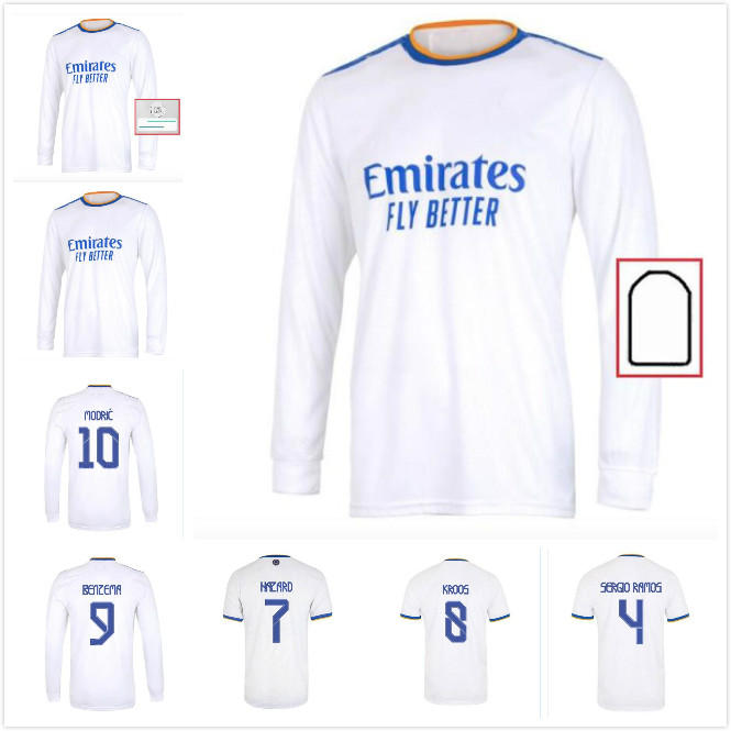 long sleeve 21 22 real Madrid soccer jerseys HAZARD JOVIC BENZEMA camiseta de futbol 2021 2022 VINICIUS RODRYGO MODRIC football shirt
long sleeve 21 22 real Madrid soccer jerseys HAZARD JOVIC BENZEMA camiseta de futbol 2021 2022 VINICIUS RODRYGO MODRIC football shirt