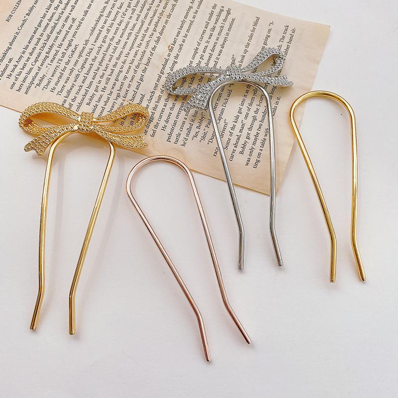 Hair Accessories Metal Alloy U-Shape Clip Bow Women Girls Japanese Style Vintage Sticks For Hairpin Bun Tool
Hair Accessories Metal Alloy U-Shape Clip Bow Women Girls Japanese Style Vintage Sticks For Hairpin Bun Tool