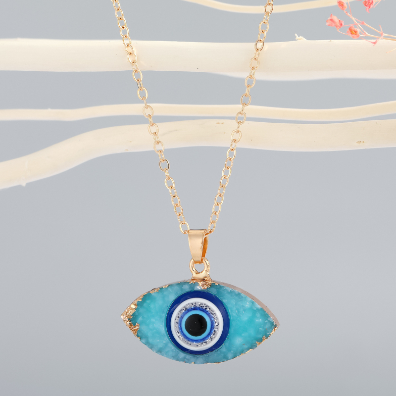 Colorful Evil Eye Pendant Necklace Devil Eyes Charm Necklaces Jewelry for Wholesale