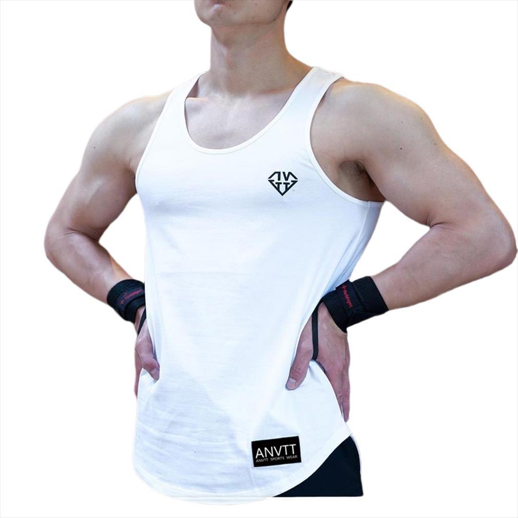 tank men fitness ropa hombre de marca cotton elastic quick dry gym clothing, White;black
tank men fitness ropa hombre de marca cotton elastic quick dry gym clothing, White;black