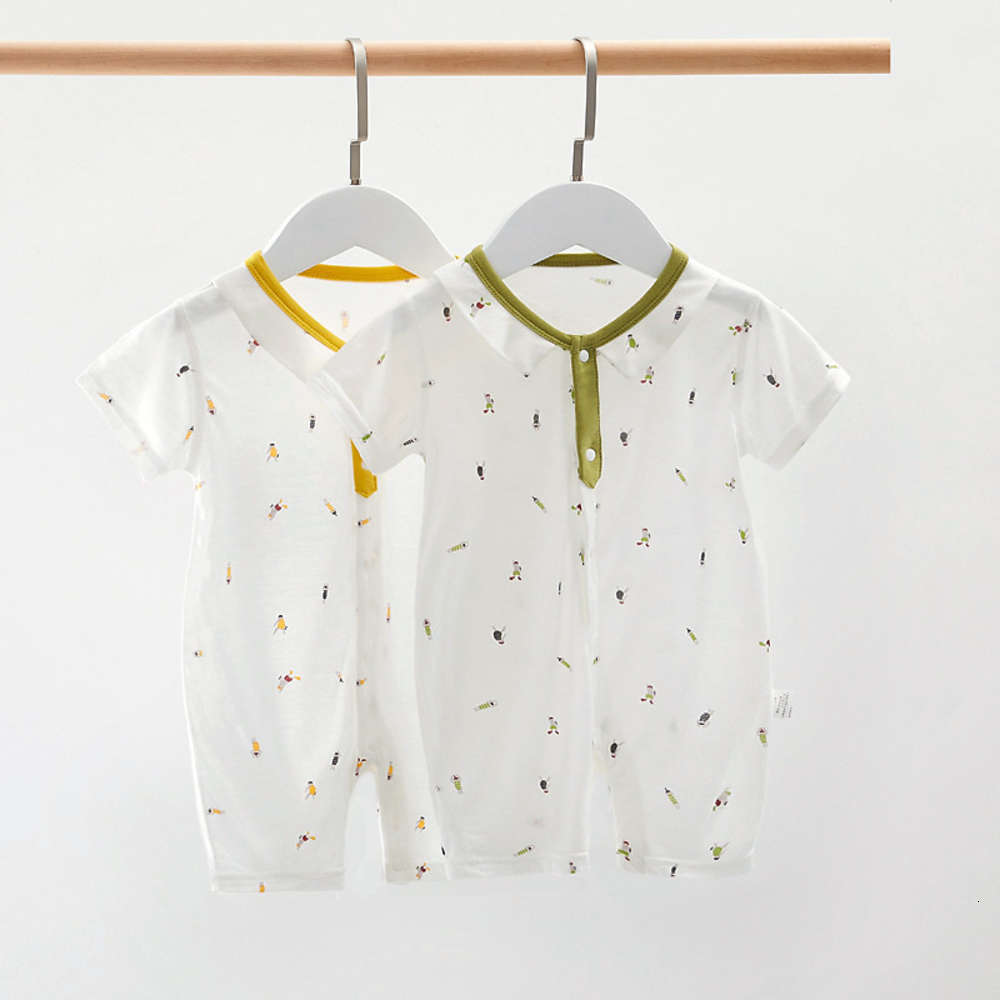 born baby clothes summer thin short sleeve one-piece ha boys and girls climbing pajamas, White
born baby clothes summer thin short sleeve one-piece ha boys and girls climbing pajamas, White
