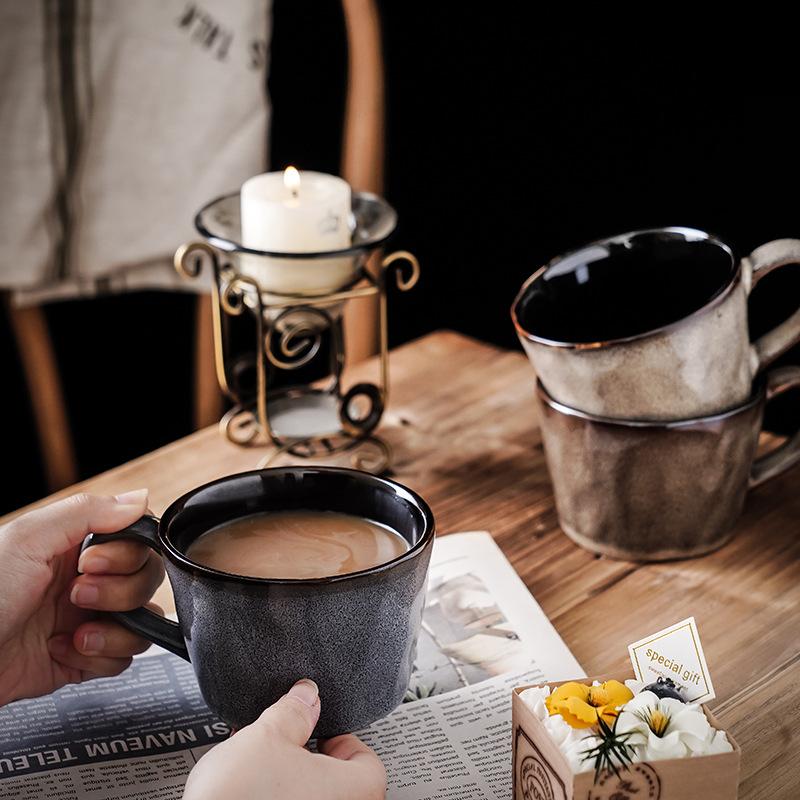Mugs Glazed Retro Simple Nordic Ceramic Mug Creative Household Personalized Water Cup Coffee
Mugs Glazed Retro Simple Nordic Ceramic Mug Creative Household Personalized Water Cup Coffee