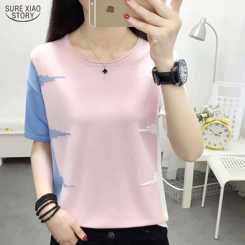 Pink O-Neck T Shirts Women Summer Thin Knitted T-Shirt Women Casual Woman T-Shirts Fashion Tops Tee Shirt Femme 13448 210527, Red
Pink O-Neck T Shirts Women Summer Thin Knitted T-Shirt Women Casual Woman T-Shirts Fashion Tops Tee Shirt Femme 13448 210527, Red