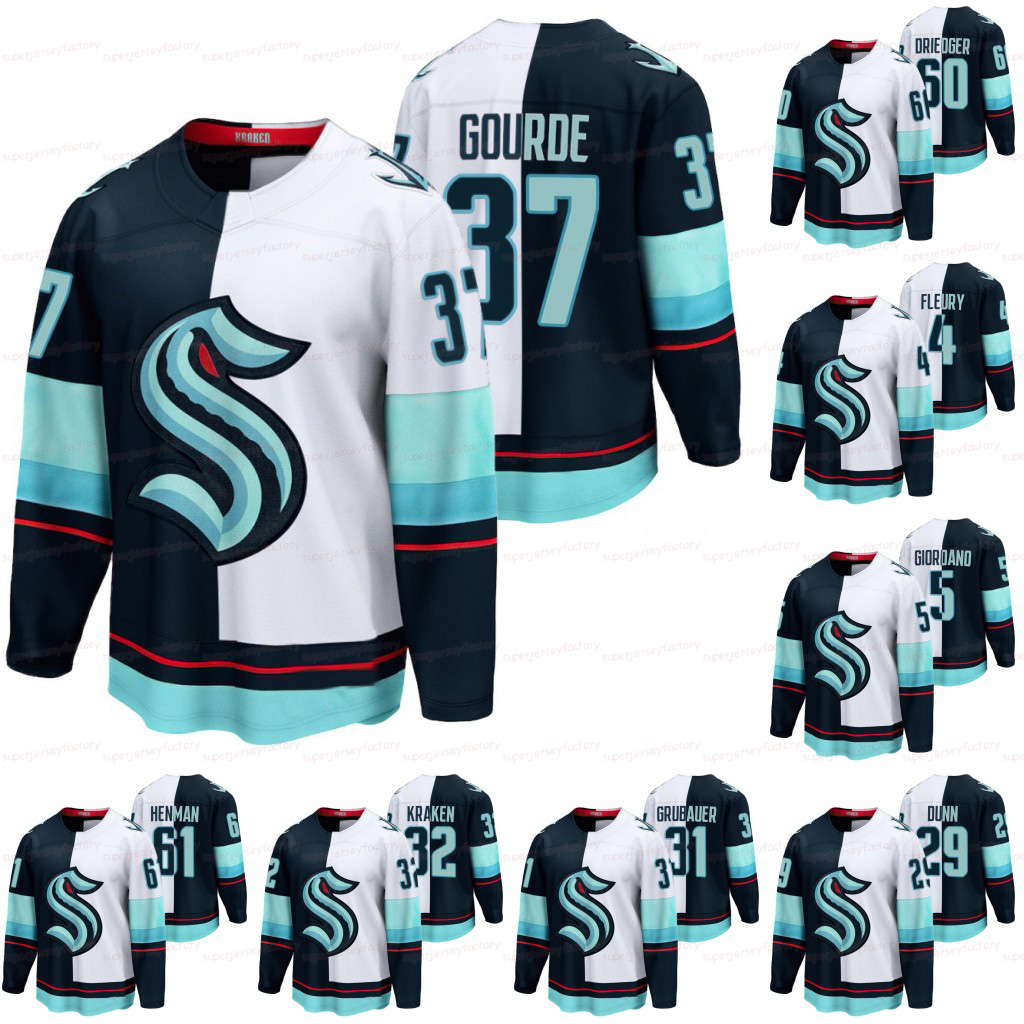 Seattle Kraken 2021-22 Special Navy White Jersey Yanni Gourde Jaden Schwartz Mark Giordano Chris Driedger Haydn Fleury Vince Dunn Luke Henman Tanev Oleksiak Donskoi, Men s-xxxl
Seattle Kraken 2021-22 Special Navy White Jersey Yanni Gourde Jaden Schwartz Mark Giordano Chris Driedger Haydn Fleury Vince Dunn Luke Henman Tanev Oleksiak Donskoi, Men s-xxxl