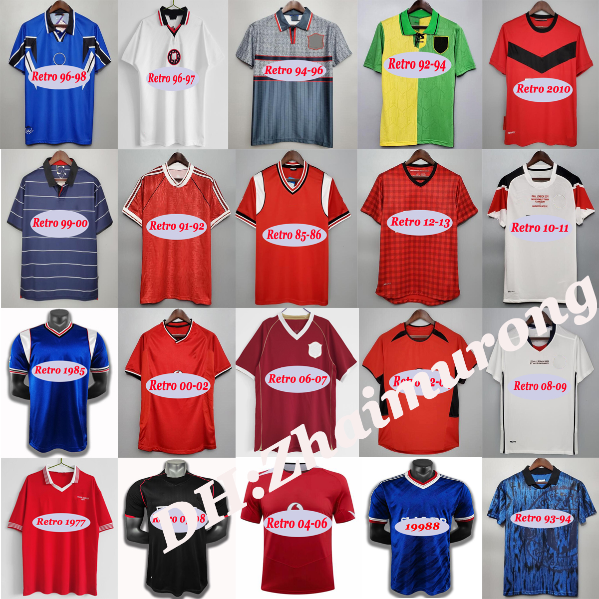 1994 1996 1998 1999 02 06 07 08 92 Manchester Retro United Soccer Jersey utd RONALDO BECKHAM CANTONA KEANE SCHOLES GIGGS ROONEY FOOTBALL SHIRT, Red
1994 1996 1998 1999 02 06 07 08 92 Manchester Retro United Soccer Jersey utd RONALDO BECKHAM CANTONA KEANE SCHOLES GIGGS ROONEY FOOTBALL SHIRT, Red