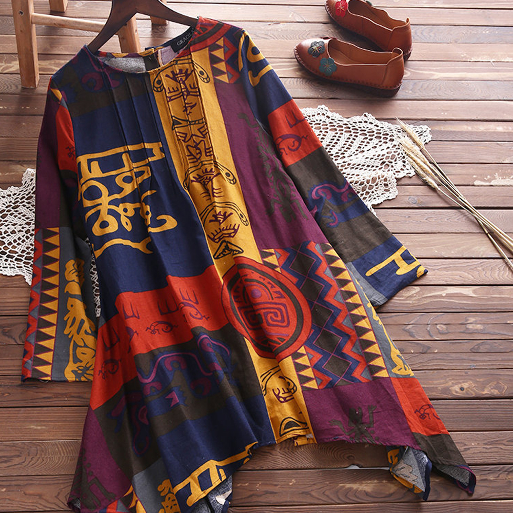 2021 New Women Vintage Casual Long Sleeve Print Loose Retro Harajuku Vestidos Plus Size S- M1z5
2021 New Women Vintage Casual Long Sleeve Print Loose Retro Harajuku Vestidos Plus Size S- M1z5