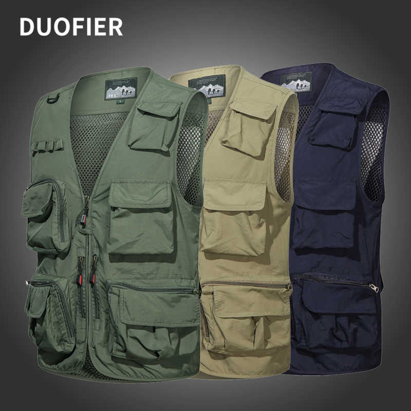 Men's Vest Tactical Chaquetas Jackets Summer Camping Pographer Waistcoat Tool Many Pocket Mesh Work Man Sleeveless Jacket 4XL 210603, Mg8898 dark blue
Men's Vest Tactical Chaquetas Jackets Summer Camping Pographer Waistcoat Tool Many Pocket Mesh Work Man Sleeveless Jacket 4XL 210603, Mg8898 dark blue