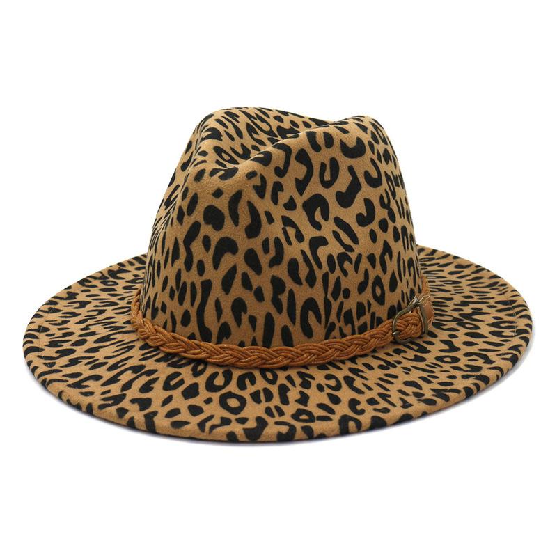 Wide Brim Hats Fedora Hat Men Women Leopard Goth Top Artificial Wool Blend Sombrero Cloche Wedding Party Jazz Caps, Khaki
Wide Brim Hats Fedora Hat Men Women Leopard Goth Top Artificial Wool Blend Sombrero Cloche Wedding Party Jazz Caps, Khaki