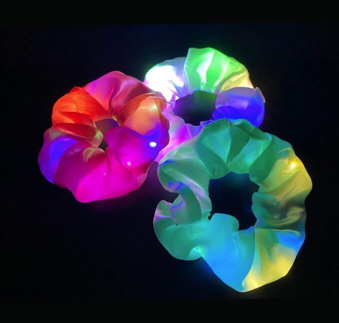LED Luminous Hair Bands Scrunchies Women Girls Headwear Hair Rope Simple Wrist band Rings Rubber Band Hair Accessories GC401
LED Luminous Hair Bands Scrunchies Women Girls Headwear Hair Rope Simple Wrist band Rings Rubber Band Hair Accessories GC401