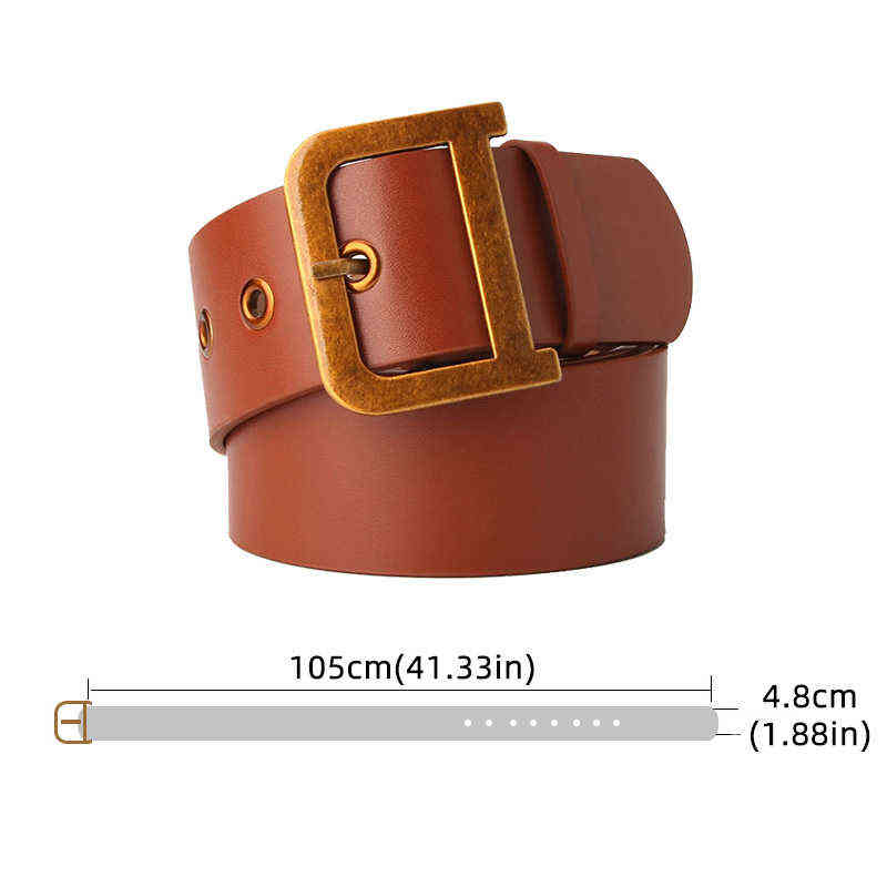 D Pin Gold Buckle Wide Waist Belt for Women Black Red White Leather Ladies Belt for Jeans Dress ceinture corset Y1204
D Pin Gold Buckle Wide Waist Belt for Women Black Red White Leather Ladies Belt for Jeans Dress ceinture corset Y1204