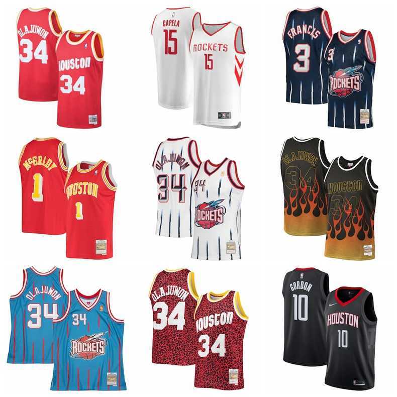 2021 Basketball Jerseys Houston Rockets MEN JERSEY Hakeem Olajuwon 34 Steve Francis 03 Yao Ming 11 Tracy McGrady 01 Stitched Size XXXL Breathable, As the picture
2021 Basketball Jerseys Houston Rockets MEN JERSEY Hakeem Olajuwon 34 Steve Francis 03 Yao Ming 11 Tracy McGrady 01 Stitched Size XXXL Breathable, As the picture