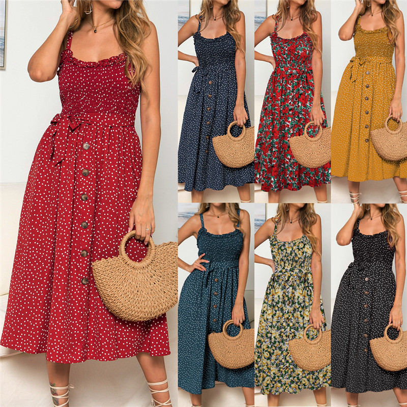2021 New Summer Dot Print Bandage Women Sexy Lace Up Spaghetti Strap Button Sun Casual Sleeveless Ruffles Party Es Female Jpsg, Black
2021 New Summer Dot Print Bandage Women Sexy Lace Up Spaghetti Strap Button Sun Casual Sleeveless Ruffles Party Es Female Jpsg, Black