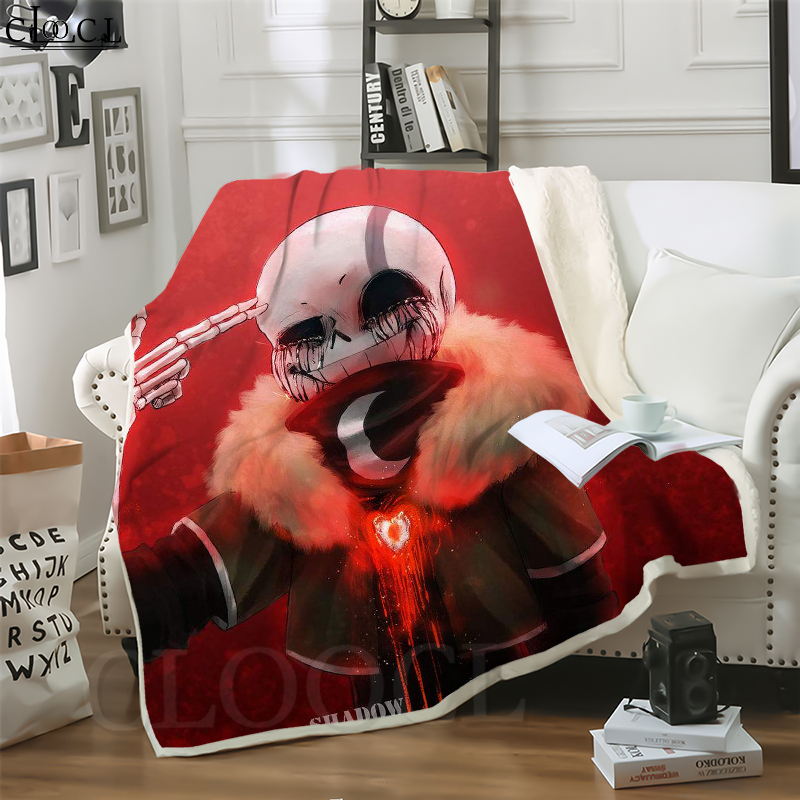 CLOOCL New Game Undertale Sans 3D Print Casual Style Blanket Sofa Teens Bedding Throw Blankets Plush Quilt
CLOOCL New Game Undertale Sans 3D Print Casual Style Blanket Sofa Teens Bedding Throw Blankets Plush Quilt