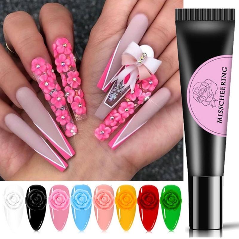 Nail Gel DIY 3D Sculpture Painting Embossed Flowers Design Carved Soak Off Art Modeling Tool For Salon Home, Red;pink
Nail Gel DIY 3D Sculpture Painting Embossed Flowers Design Carved Soak Off Art Modeling Tool For Salon Home, Red;pink