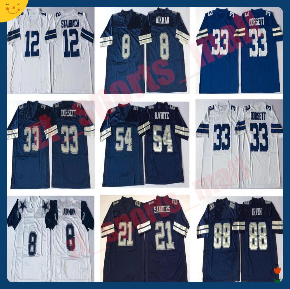 NCAA Vintage Football 21 Deion Sanders Jersey 8 Troy Aikman 22 Emmitt Smith 33 Tony Dorsett Randy White Michael Irvin Roger Staubach Navy, As shown in illustration
NCAA Vintage Football 21 Deion Sanders Jersey 8 Troy Aikman 22 Emmitt Smith 33 Tony Dorsett Randy White Michael Irvin Roger Staubach Navy, As shown in illustration