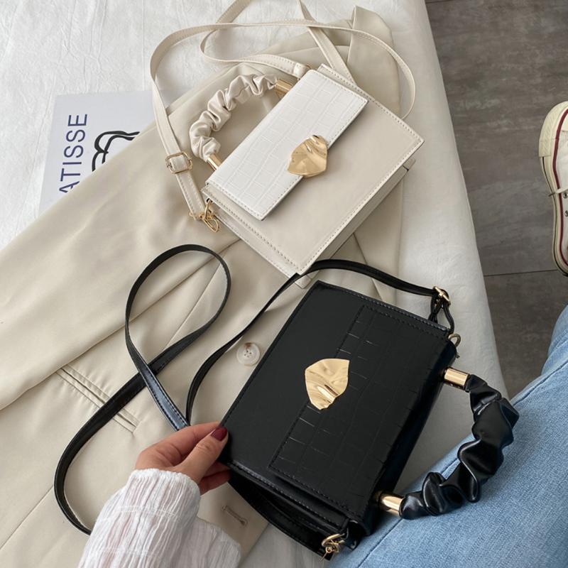 Women Casual PU Leather Shoulder Bag Solid Color Lady Small Crossbody Pleated Flap Handbag Crossbody Bags, White
Women Casual PU Leather Shoulder Bag Solid Color Lady Small Crossbody Pleated Flap Handbag Crossbody Bags, White
