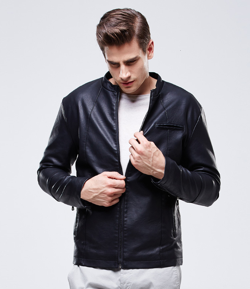2021 New European Fashion Winter Men High Quality Stand Collar Pu Leather Thick Veet Warm Coats Windproof Biker Jacket 1bug, Burgundy
2021 New European Fashion Winter Men High Quality Stand Collar Pu Leather Thick Veet Warm Coats Windproof Biker Jacket 1bug, Burgundy
