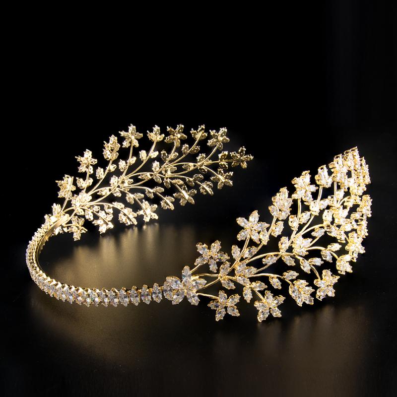 Hair Clips & Barrettes Cubic Zirconia Crystal Bridal Wedding Headband Hairband Tiara Jewelry Accessories Hairpiece Headdress Ladies
Hair Clips & Barrettes Cubic Zirconia Crystal Bridal Wedding Headband Hairband Tiara Jewelry Accessories Hairpiece Headdress Ladies