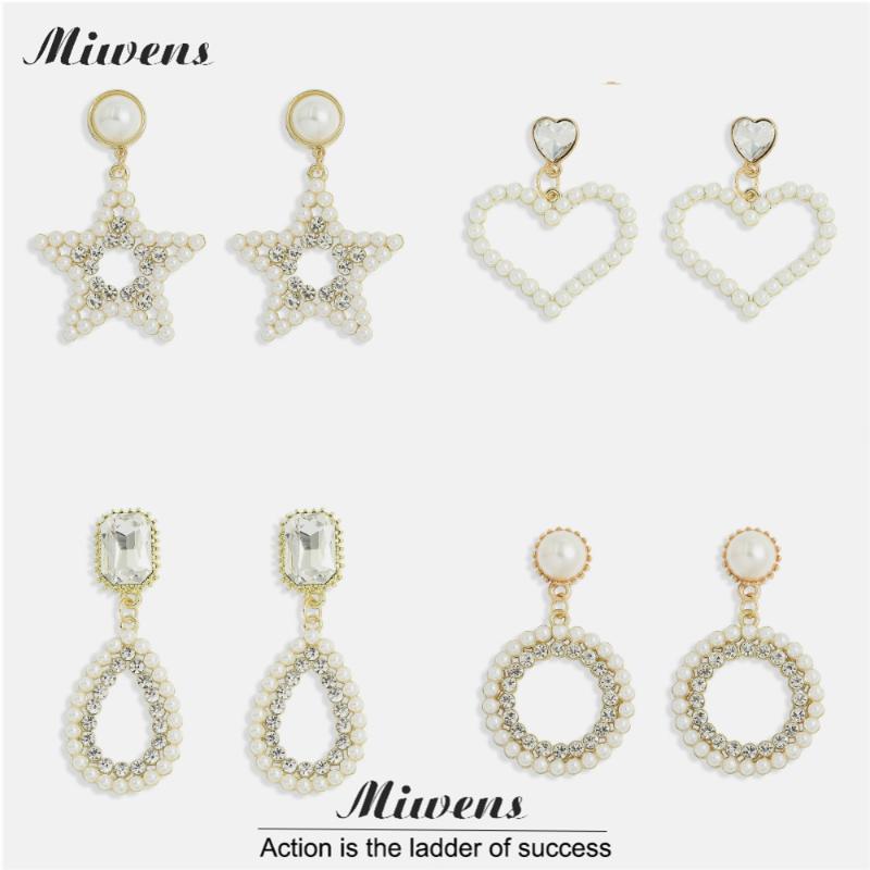 Dangle & Chandelier Miwens Luxury Pearls Star Drop Earrings For Women Simulated Pearl Heart Hanging Elegant Circle Pendant Jewelry
Dangle & Chandelier Miwens Luxury Pearls Star Drop Earrings For Women Simulated Pearl Heart Hanging Elegant Circle Pendant Jewelry