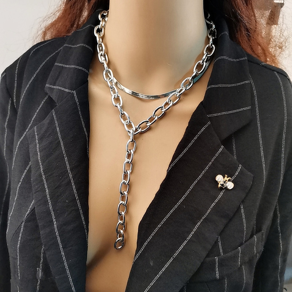 Punk Gold Thick Chain Necklace For Women Fashion Hip Hop Exaggerated Big Chunky Collar Necklaces Party Jewelry Gift Vintage Goth
Punk Gold Thick Chain Necklace For Women Fashion Hip Hop Exaggerated Big Chunky Collar Necklaces Party Jewelry Gift Vintage Goth