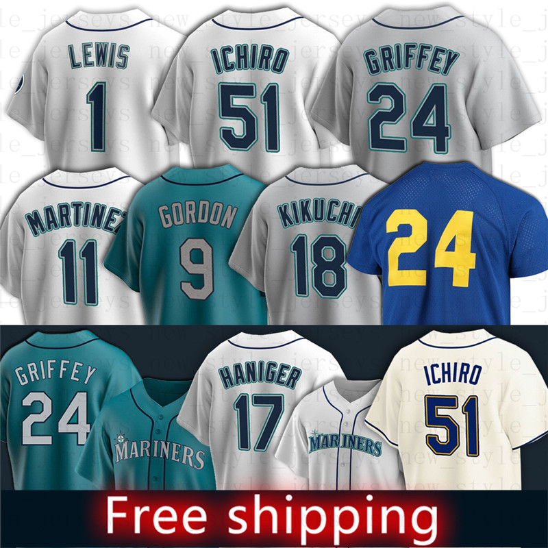 24 Ken Griffey Jr Baseball Jersey 22 Robinson Cano 51 Ichiro Suzuki Edgar Mitch Haniger Yusei Kikuchi Custom Jerseys zzzz, Men(shui shou)
24 Ken Griffey Jr Baseball Jersey 22 Robinson Cano 51 Ichiro Suzuki Edgar Mitch Haniger Yusei Kikuchi Custom Jerseys zzzz, Men(shui shou)
