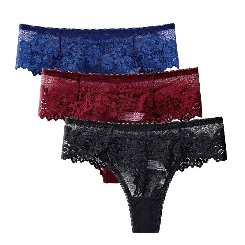 Women's Panties Women Sexy Lace Low-waist Underwear Thong Breathable G String Lingerie Temptation Embroidery Intimates Pantys, Multi
Women's Panties Women Sexy Lace Low-waist Underwear Thong Breathable G String Lingerie Temptation Embroidery Intimates Pantys, Multi