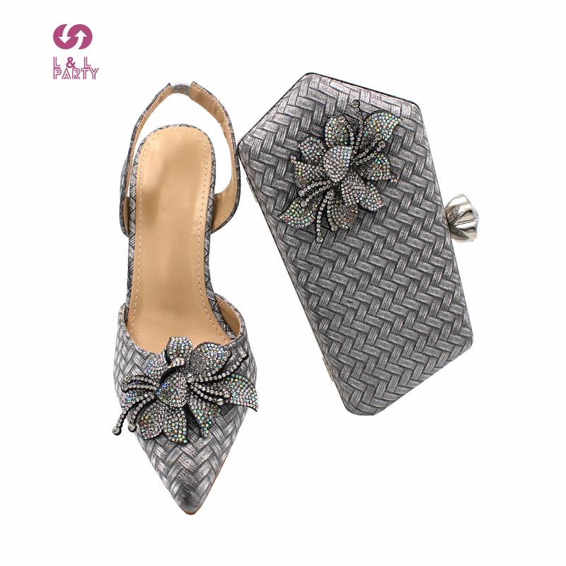 Dress Shoes Special Design 3 D Pu And Bag To Match In Silver Color High Quality Nigerian Women Pumps For Wedding Party, Gold
Dress Shoes Special Design 3 D Pu And Bag To Match In Silver Color High Quality Nigerian Women Pumps For Wedding Party, Gold