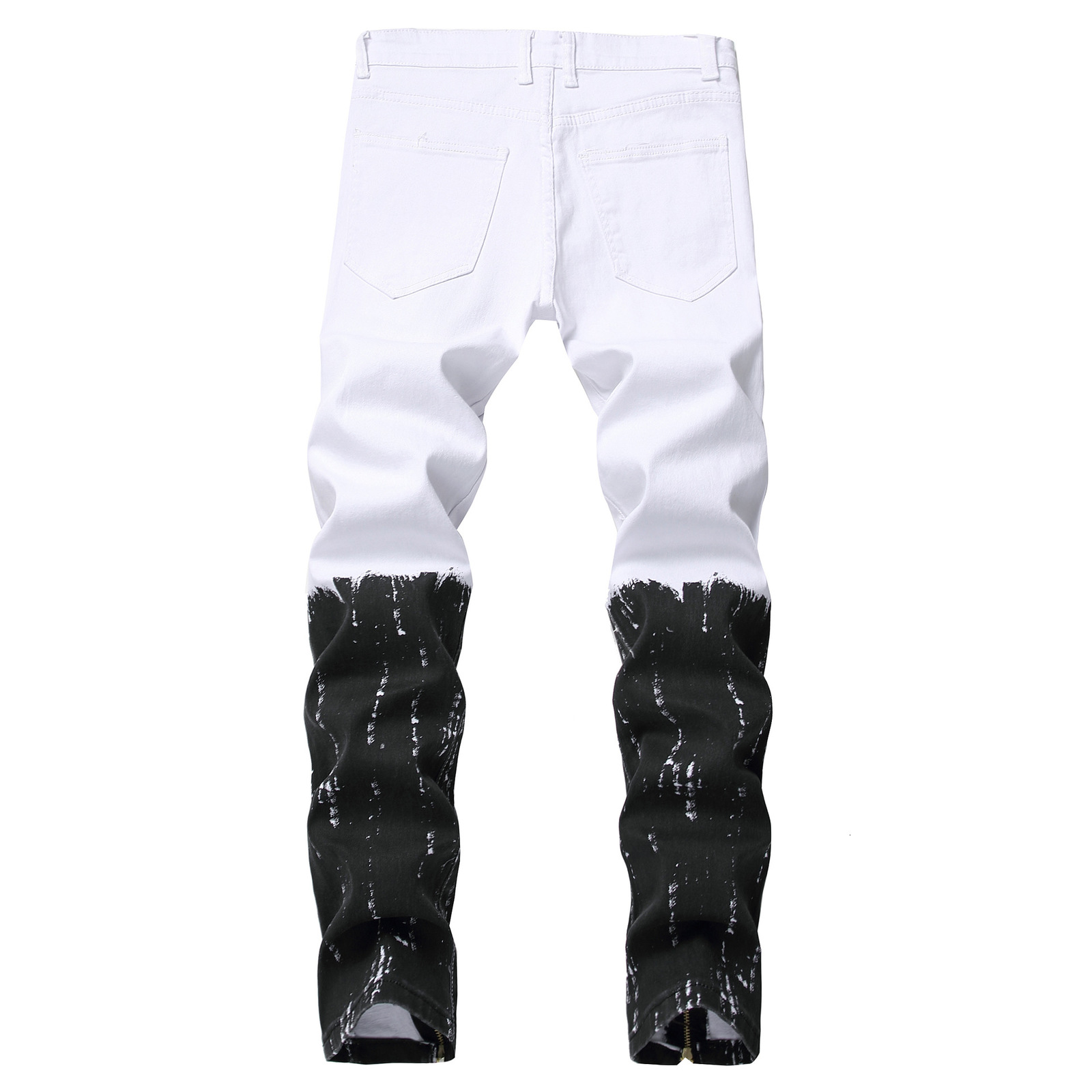 2021 New Men's Male Casual Fashion Printed White Jeans Ripped Holes Painted Black Silver Denim Pants Trousers Wkx2
2021 New Men's Male Casual Fashion Printed White Jeans Ripped Holes Painted Black Silver Denim Pants Trousers Wkx2