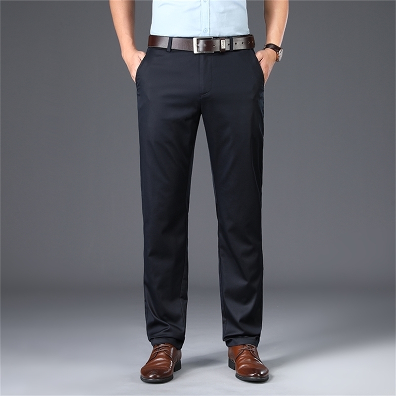 BROWON Arrival Casual Pants Men Mid Waist Straight Formal Long Trouser Adult Solid Color Flat Design Pant Business Men 211108, Blue
BROWON Arrival Casual Pants Men Mid Waist Straight Formal Long Trouser Adult Solid Color Flat Design Pant Business Men 211108, Blue