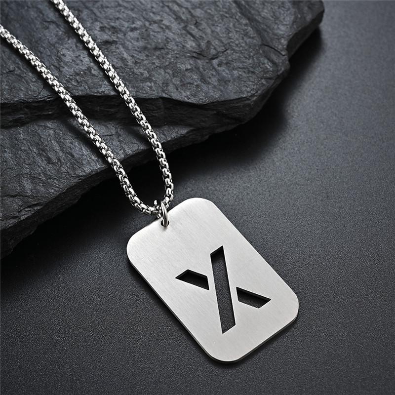 Pendant Necklaces Fashion Surname Name Initials Carved Military Nameplate Women Male Stainless Steel Necklace Men Couple Jewelry
Pendant Necklaces Fashion Surname Name Initials Carved Military Nameplate Women Male Stainless Steel Necklace Men Couple Jewelry