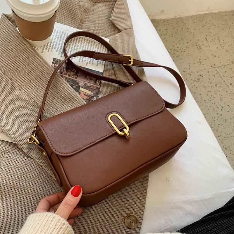 2021 new women's bags retro fashion soft leather one shoulder underarm bag trend simple solid color crossbody small square bag, Black
2021 new women's bags retro fashion soft leather one shoulder underarm bag trend simple solid color crossbody small square bag, Black
