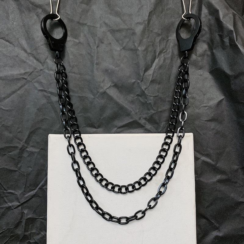 Belts Simple Instagram Ultra Metal Handcuffs Chain Hip Girl Pants Waist Is Versatile, Black;brown
Belts Simple Instagram Ultra Metal Handcuffs Chain Hip Girl Pants Waist Is Versatile, Black;brown