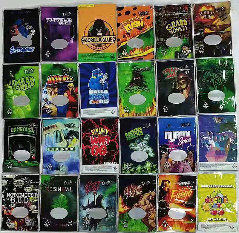mylar bag joke's up wifi og flamin kush notorious bud highruken danny fuego sherblato dragon fure 8*12cm dry herb flower edibles packaging pouch
mylar bag joke's up wifi og flamin kush notorious bud highruken danny fuego sherblato dragon fure 8*12cm dry herb flower edibles packaging pouch