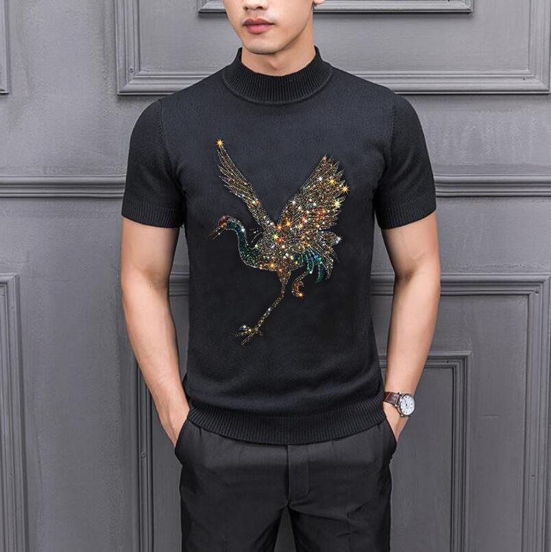 2021 New Autumn Winter Short Sleeve Rhinestones Male Boy Loose Pullover Men Slim Thin Casual Knitwear Knitted Oversized Sweater h Mcbb, As shown
2021 New Autumn Winter Short Sleeve Rhinestones Male Boy Loose Pullover Men Slim Thin Casual Knitwear Knitted Oversized Sweater h Mcbb, As shown