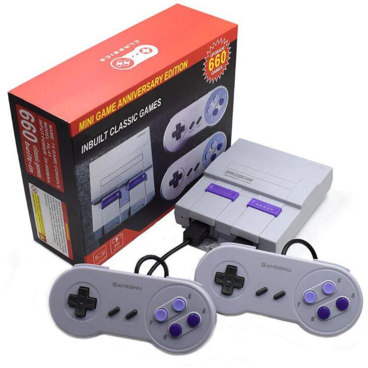 TV Handheld Mini Game Consoles Can store 660 games Newest Entertainment System for SFC NES SNES Viedo Games Console Box
TV Handheld Mini Game Consoles Can store 660 games Newest Entertainment System for SFC NES SNES Viedo Games Console Box