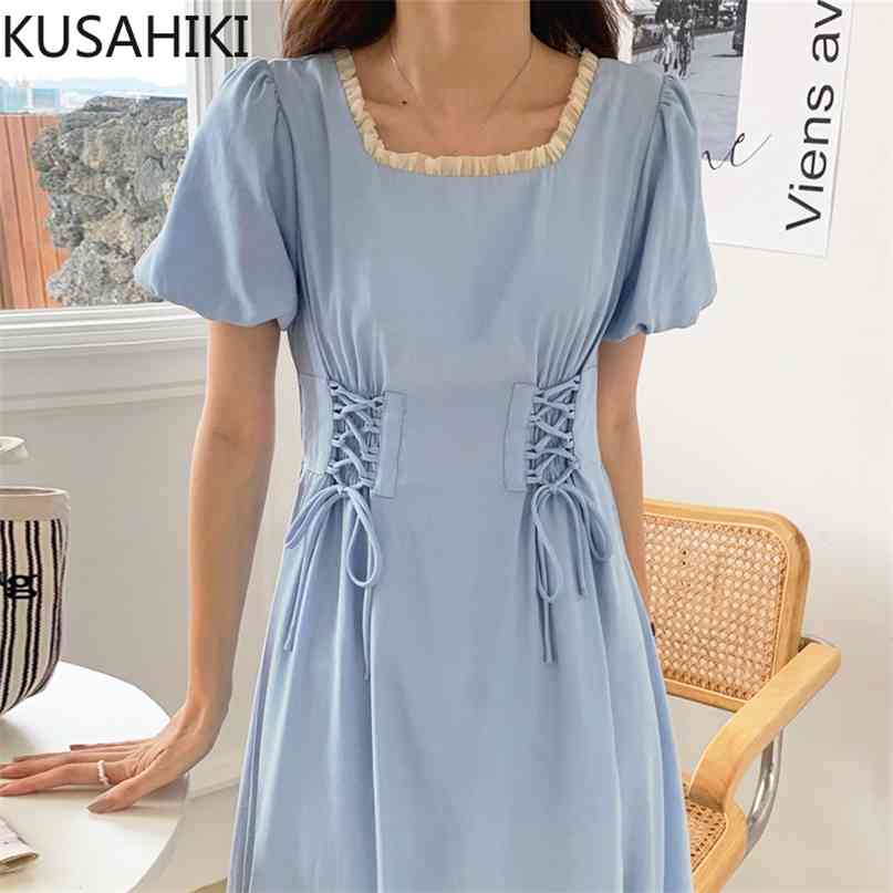 Chic Ruffle Square Collar Women Dress Bandage Slim High Waist A-line Vestidos Summer Puff Sleeve Dresses 6H641 210603, Red
Chic Ruffle Square Collar Women Dress Bandage Slim High Waist A-line Vestidos Summer Puff Sleeve Dresses 6H641 210603, Red