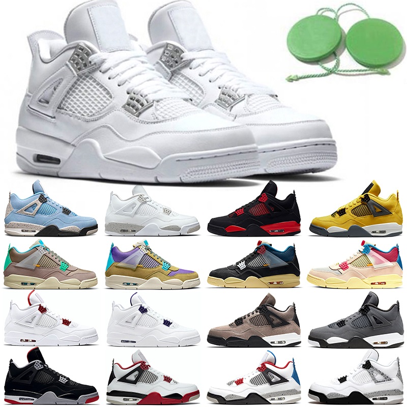 Newest Jumpman 4 Basketball Shoes 4s Mens Womens Sneakers White Oreo University Blue Taupe Haze Guava Ice Sports Shoe With Tag
Newest Jumpman 4 Basketball Shoes 4s Mens Womens Sneakers White Oreo University Blue Taupe Haze Guava Ice Sports Shoe With Tag