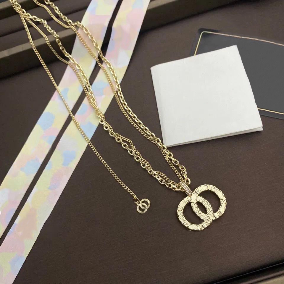 Designer Necklace women's charm with T-shirt clavicle chain double layered wear personality trend temperament high sense nice
Designer Necklace women's charm with T-shirt clavicle chain double layered wear personality trend temperament high sense nice