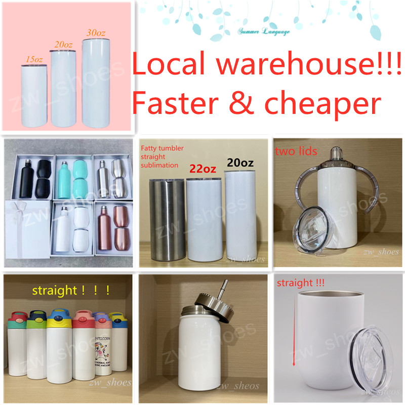 US Warehouse STRAIGHT Sublimation Tumblers SIPPY Cup Wine Set Kids Bottle Mason Jar Can Cooler Coffee Mug Water Bottles Bullet Cups UV Color Changing Glow Tumbler DIY, As picture
US Warehouse STRAIGHT Sublimation Tumblers SIPPY Cup Wine Set Kids Bottle Mason Jar Can Cooler Coffee Mug Water Bottles Bullet Cups UV Color Changing Glow Tumbler DIY, As picture