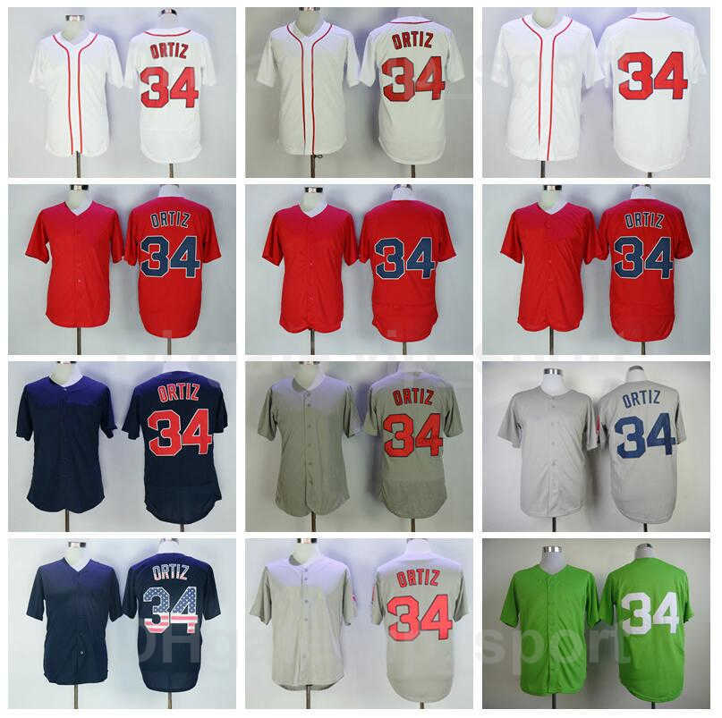 Retro Baseball 34 David Ortiz Vintage Jersey 1936 Retire Flexbase Cool Base Stitched Red Navy Blue White Grey Green Team Cooperstown High
Retro Baseball 34 David Ortiz Vintage Jersey 1936 Retire Flexbase Cool Base Stitched Red Navy Blue White Grey Green Team Cooperstown High