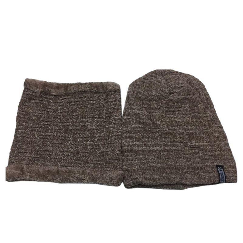 Berets Winter Beanie Hats Scarf Set Warm Knit Hat Skull Cap Neck Warmer With Thick Lined Men Women And Skullies, Black
Berets Winter Beanie Hats Scarf Set Warm Knit Hat Skull Cap Neck Warmer With Thick Lined Men Women And Skullies, Black